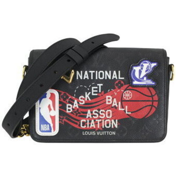 Louis Vuitton Studio Messenger Bag LV NBA Empreinte Black Basketball - Picture 1 of 9
